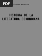 Download Joaqun Balaguer - Historia de la Literatura Dominicana by Dahana Arias Ortiz SN177880157 doc pdf