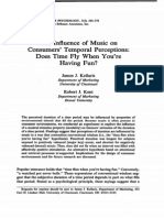 Influence of Music On Temporal Perception
