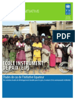 Études de Cas de L'initiative Equateur: ECOLE INSTRUMENT DE PAIX (EIP), Niger