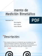 Instrumento de Medición Bimetálico