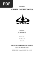 Download Referat Anestesi Umum Intravena by Mega Muzdalifah SN177907340 doc pdf