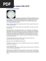 Retículo de luneta MIL DOT