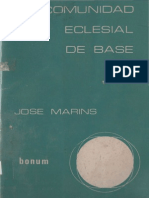 Marins, Jose - La Comunidad Eclesial de Base
