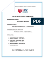 Trabajo Monografico Inteligencia Interpersonal e Intrapersonal