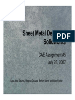 Sheet Metal Design in Solidworks