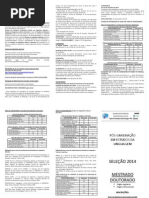 Folder Selecao PPGEL - 2014