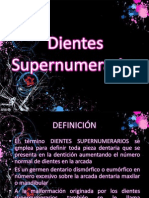 Dientes Supernumerarios