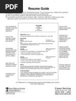 Resume Guide