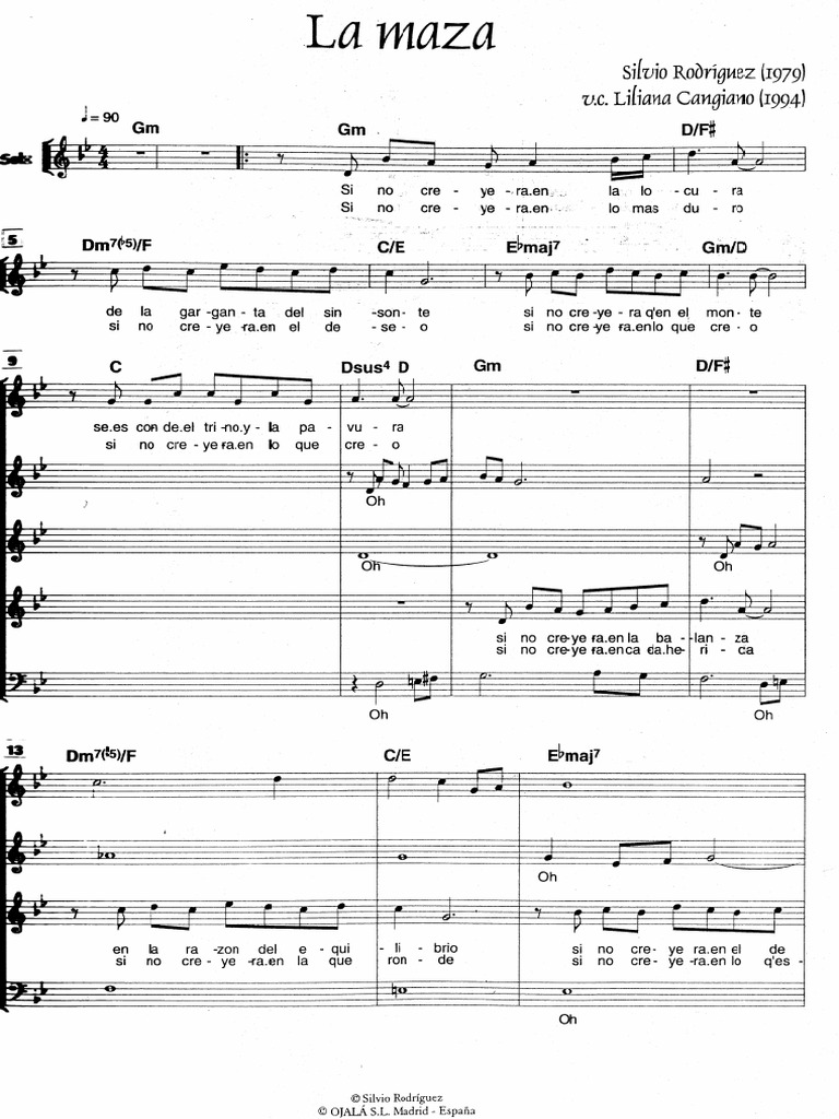 La Maza [Silvio Rodriguez Liliana Cangiano]