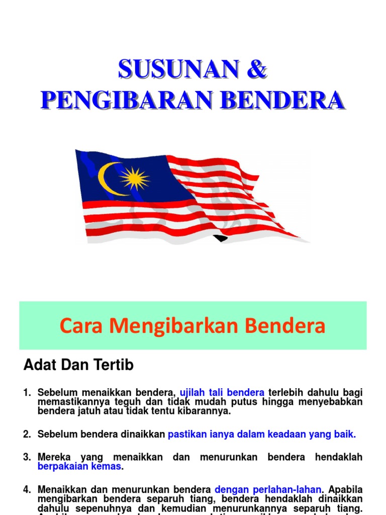 Susunan bendera