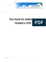 Cloupia RunBook