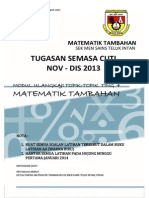 Tugasan Masa Cuti Ting 4 Addmaths Dis 2013 PDF