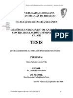 Diseño de Un Biodigestor Anaerobico Con Recirculacion y Suministro de Calor PDF