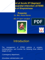 Management of Acute MI, Role of Streptokinase, Nicvd