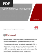 OptiX RTN 600 Introduction