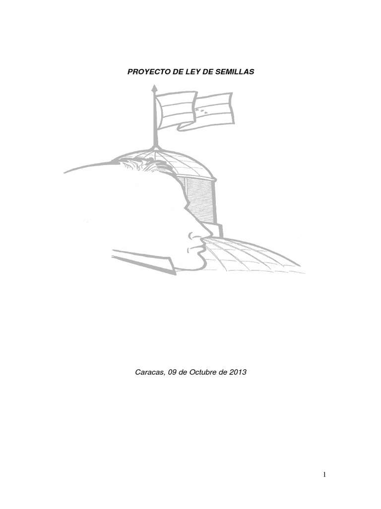 Proyecto de Ley de Semillas en Venezuela | PDF | Venezuela | Biodiversidad
