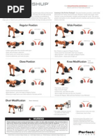 Regular Position Wide Position: Workout Chart