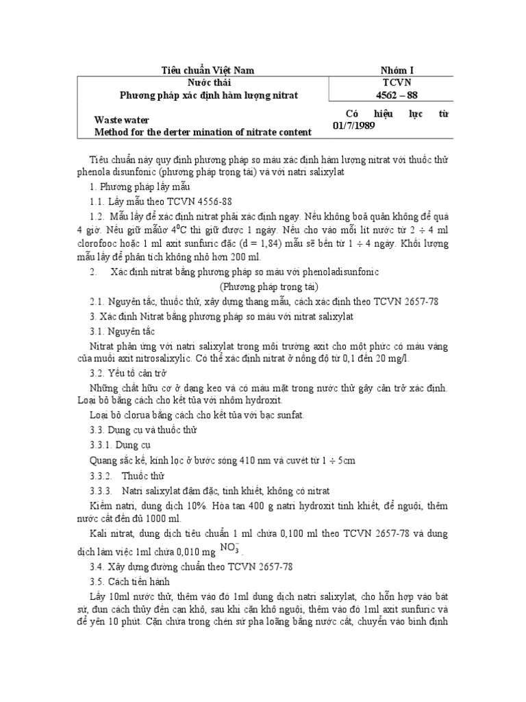 TCVN 4562 1988 | PDF