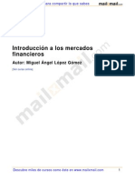 Introducción A Los Mercados Financieros