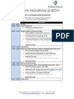 2º Fórum Iniciativas à I&D+i - Programa