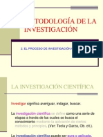 El Proceso de La Investigación