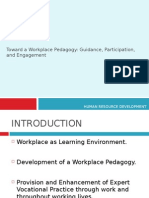 Toward a Workplace Pedagogy-Ppt