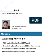 DB2 and PHP Best Practices On IBM I