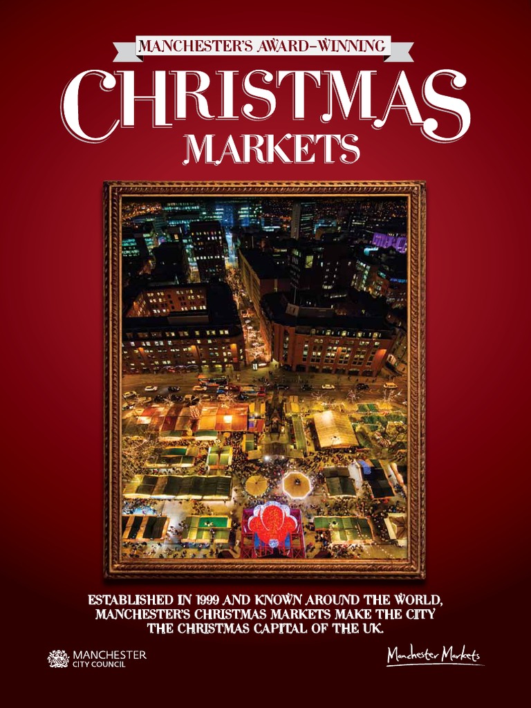 Manchester Christmas Markets Brochure PDF Manchester Christmas