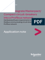 Schneider How To Integrate Masterpact Compact Circuit-Breakers Into A Profibus Network