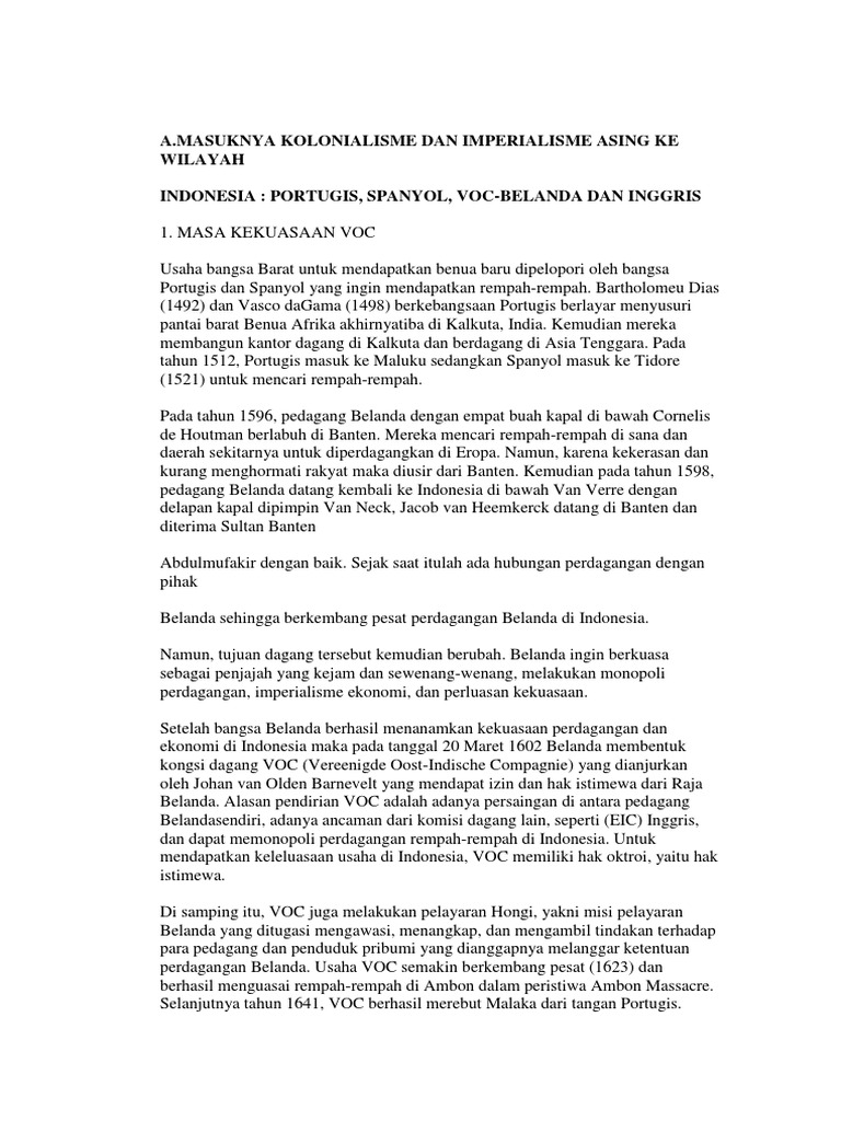 Bangsa Eropa Di Indonesia Pdf