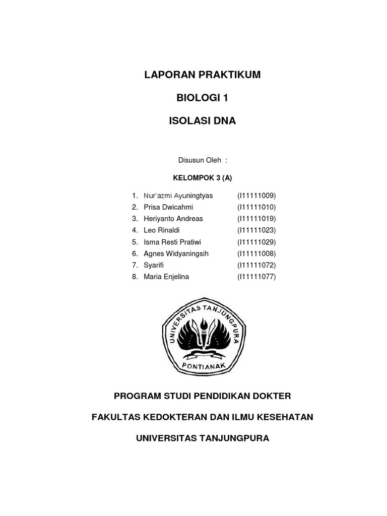 95728598 Laporan Praktikum Isolasi Dna