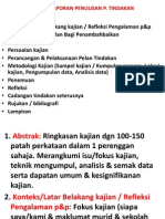 Format Laporan Penulisan P