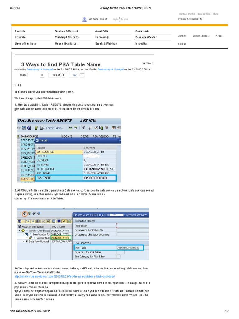 3-ways-to-find-psa-table-name-scn-download-free-pdf-world-wide