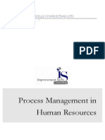 Process Management in Human Resources: "Simply, Improvement "