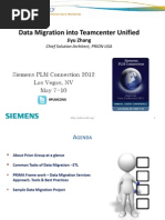 Data Migration Into Teamcenter Unified v1.0