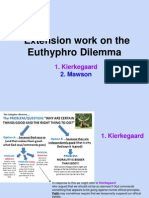 Euthyphro Dilemma Kierkegaard and Mawson