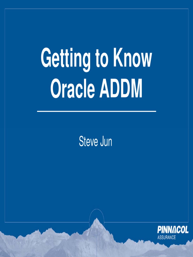 Getting To Know Addm | PDF