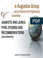 13 - Jesse Meisterling Gaskets and Leaks PVRC Recommendations and Studies