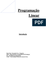 UFJF-Programação Linear-Introdução PDF
