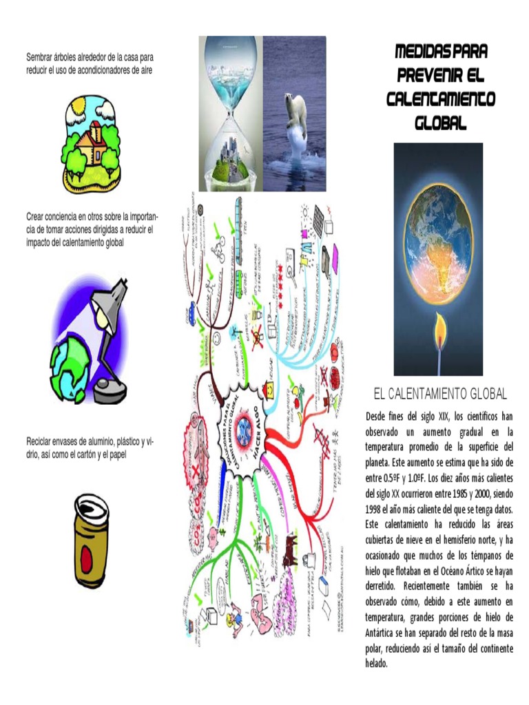 Medidas para Prevenir el Calentamiento Global | PDF | Ciencias sociales ...