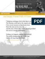 Things that make you go hmmm...Grant Williams, Oct 21, 2013. "An Empty Forest Full Of Trees"