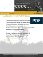 Things That Make You Go Hmmm... Grant Williams, Oct 21, 2013. "An Empty Forest Full of Trees"