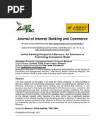 Online Banking Prospects in Morocco- An Extension of Technology Acceptance Model