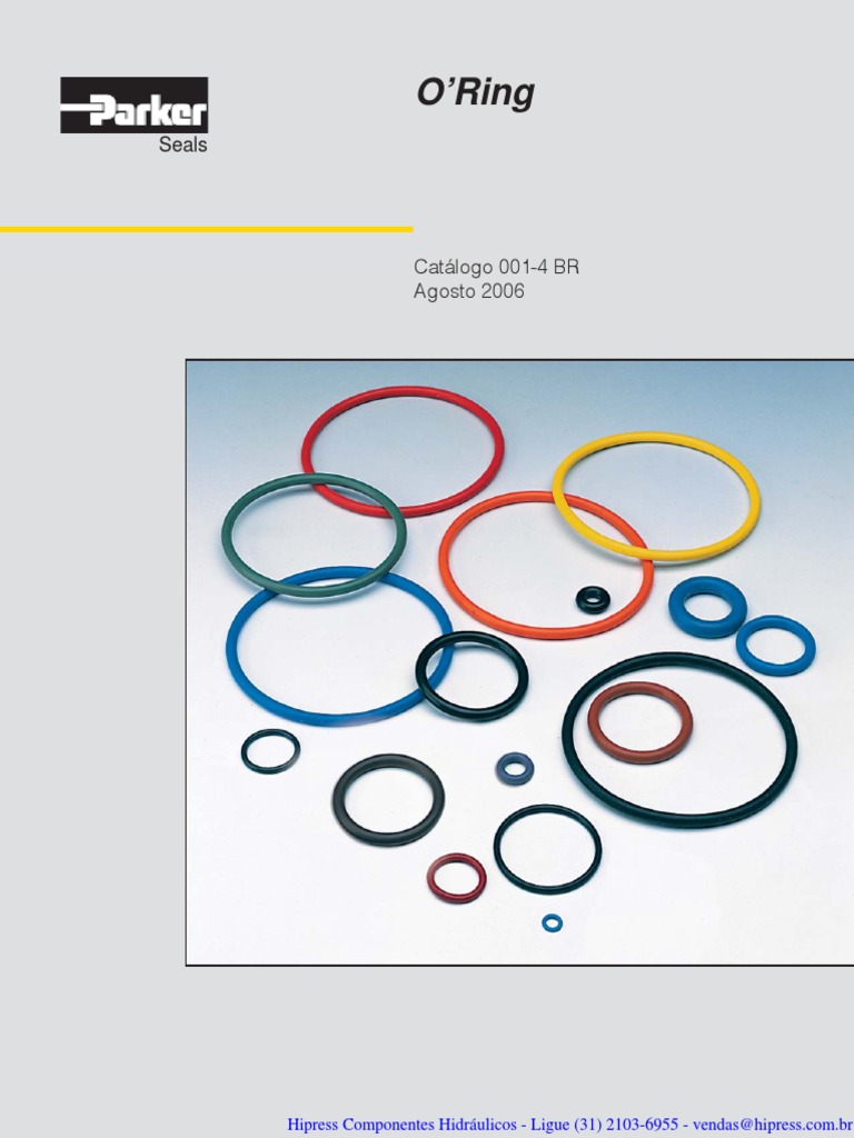 Catlogo O'Rings Parker Sufixos Atualizados | PDF | Produo e ...