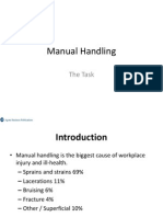 Manual Handling - Powerpoint Presentation For Staff Training