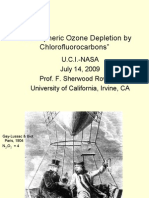 Stratospheric Ozone Depletion by Chlorofluorocarbons