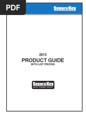 Secura Key List Pricing 2013