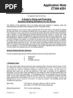 Dynamic Braking Resistor Specifications | PDF | Resistor | Electrical ...