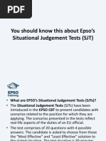 You Should Know This About Epso Situational Judgement Tests