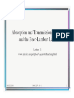 Absorption and Transmission of Light